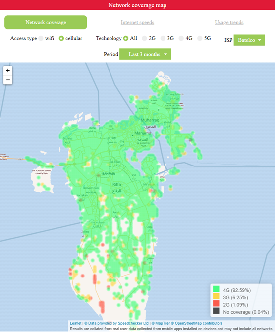 internet uptime map